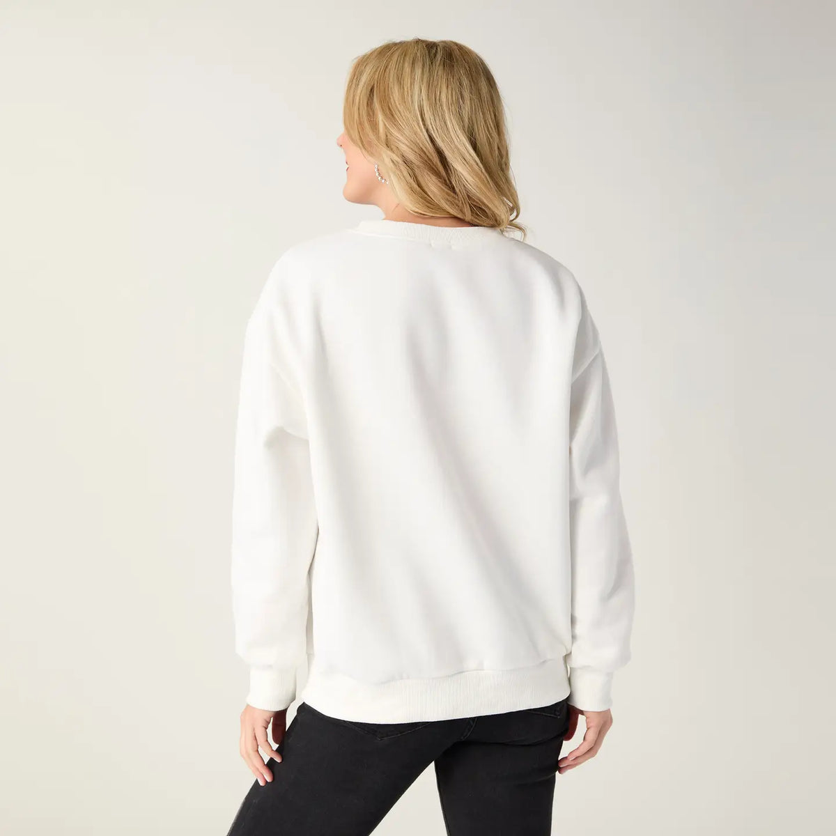 Squiggly Ribbon Heart Sweatshirt