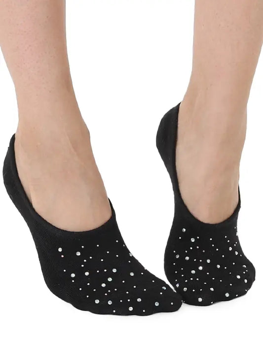 Crystal Black Liner Socks
