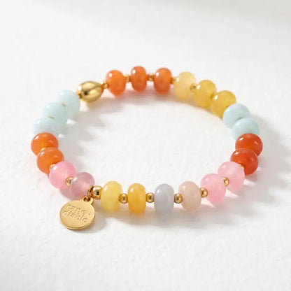 Amber Jade Bloom Bracelet
