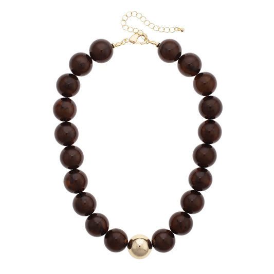 Marjorie Fall Beaded Necklace