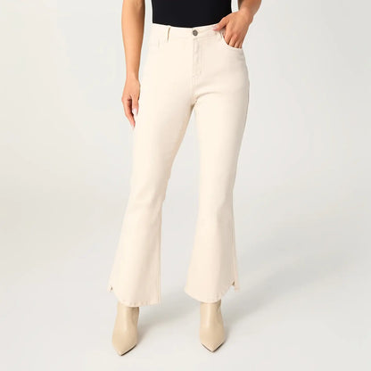 Flare Pant with Curved Hem