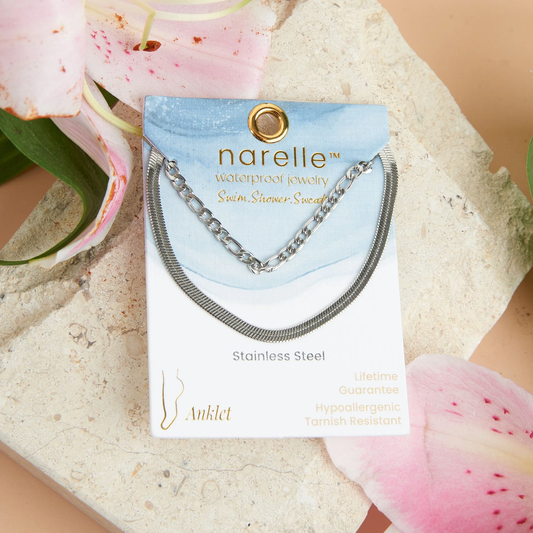 Narelle Snake Chain Anklet Set
