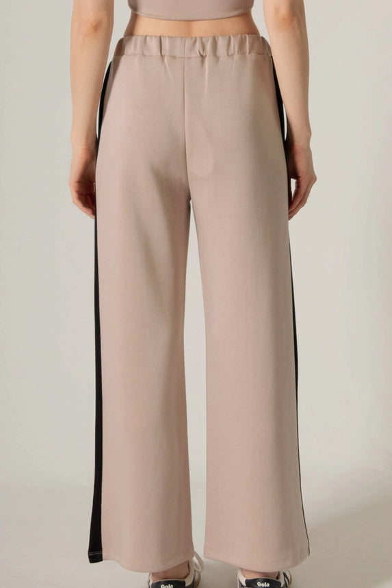 Butter Modal Side Stripe Wide Leg Pants