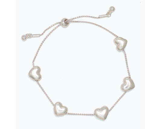 Stationed with Hearts Bracelet