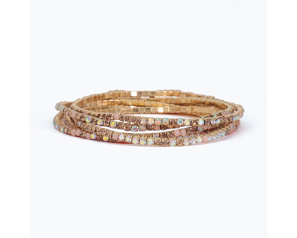 6 Strand Crystal Bracelet