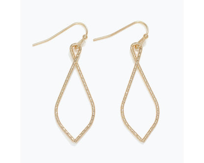 Textured Drop Earrings