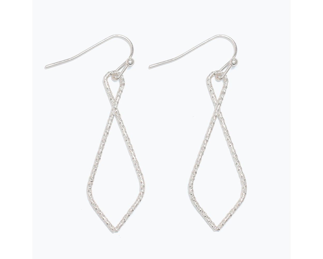 Textured Drop Earrings