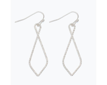 Textured Drop Earrings
