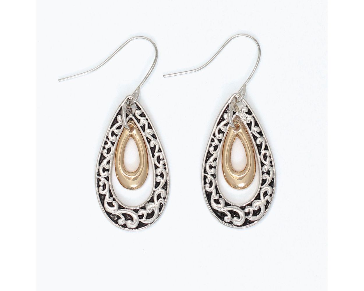 Filigree Teardrop Earrings