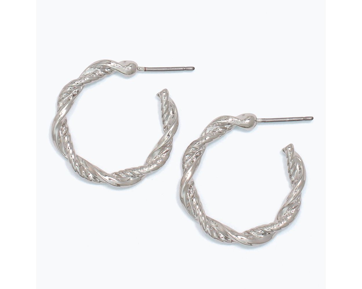 Twisted Hoop Earrings