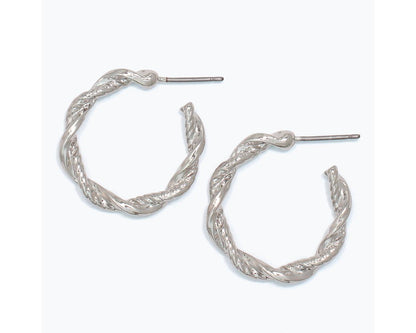 Twisted Hoop Earrings