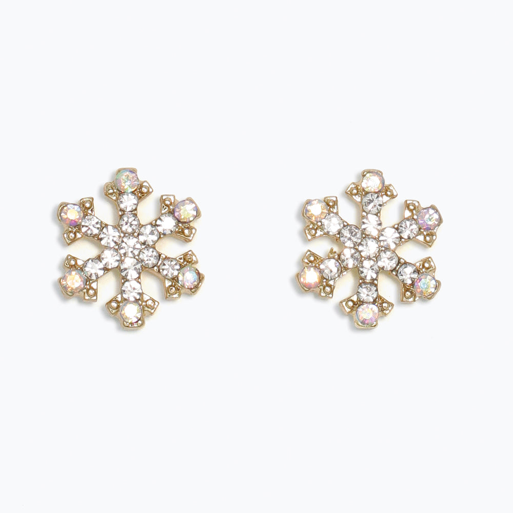 Crystal Snowflake Earrings