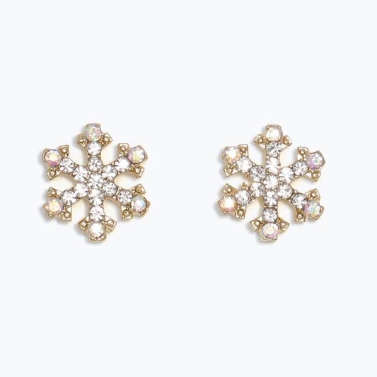 Crystal Snowflake Earrings