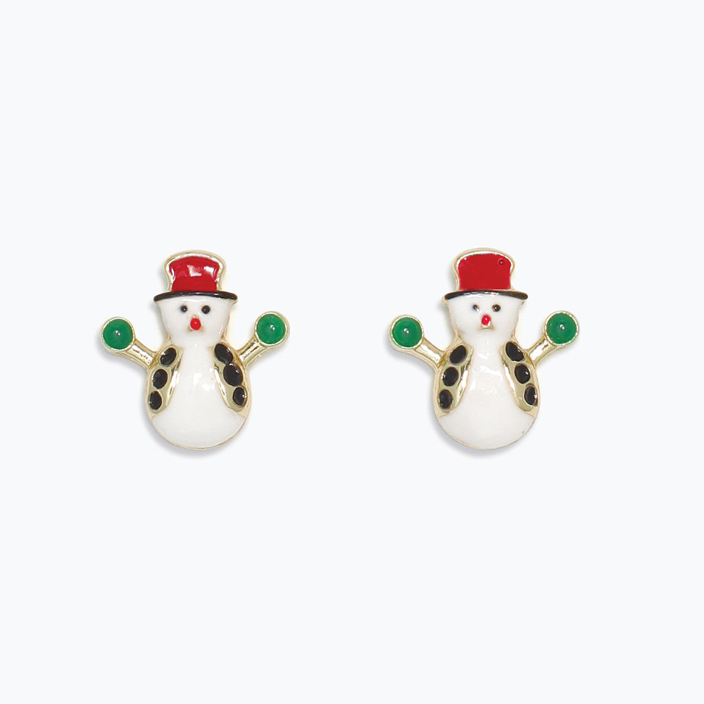 Jolly Snowmen Earrings