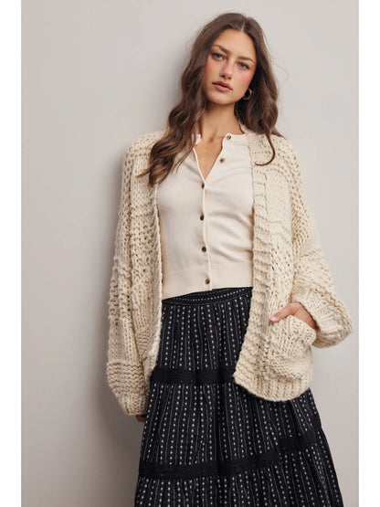 Handmade Chunky Knit Cardigan