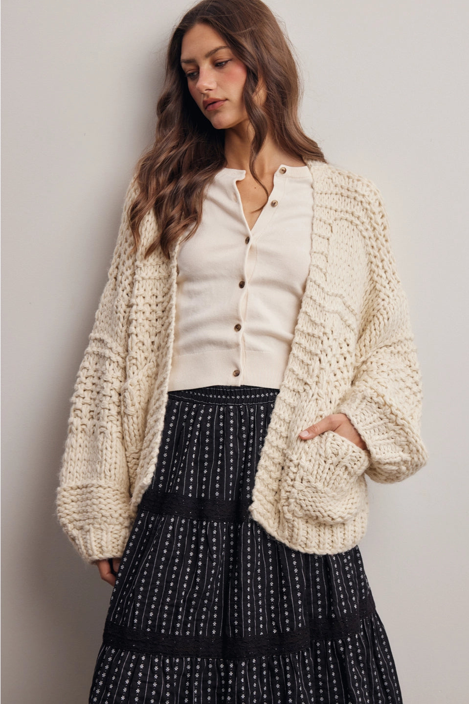 Handmade Chunky Knit Cardigan