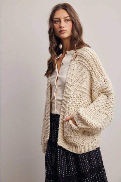 Handmade Chunky Knit Cardigan