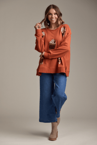 Fall Sparkle One Size Sweatshirt