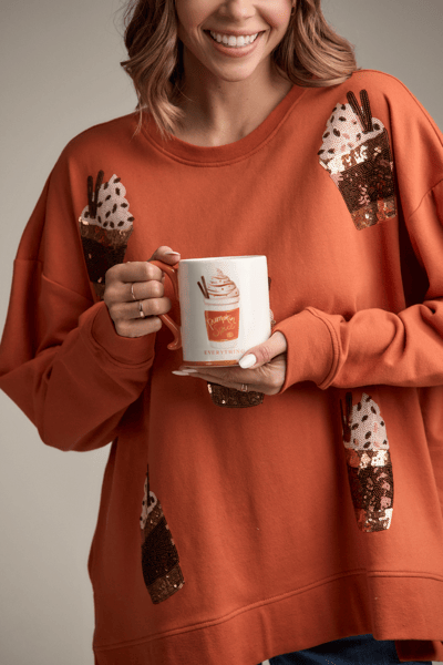 Fall Sparkle One Size Sweatshirt