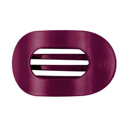 Flat Round Hair Clip | Mulberry |  Medium