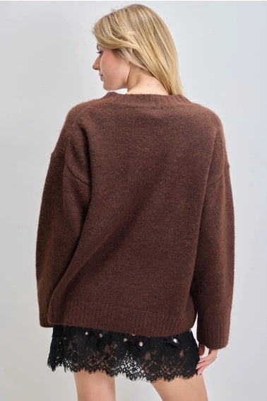 Left My Heart Out West Sweater