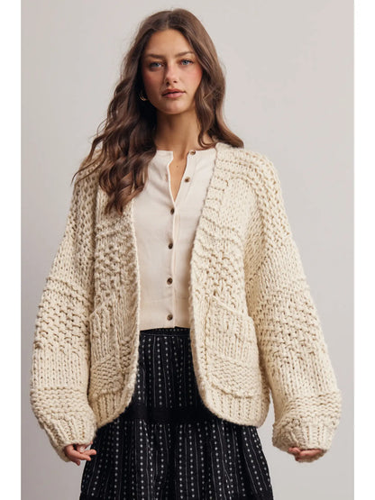 Handmade Chunky Knit Cardigan