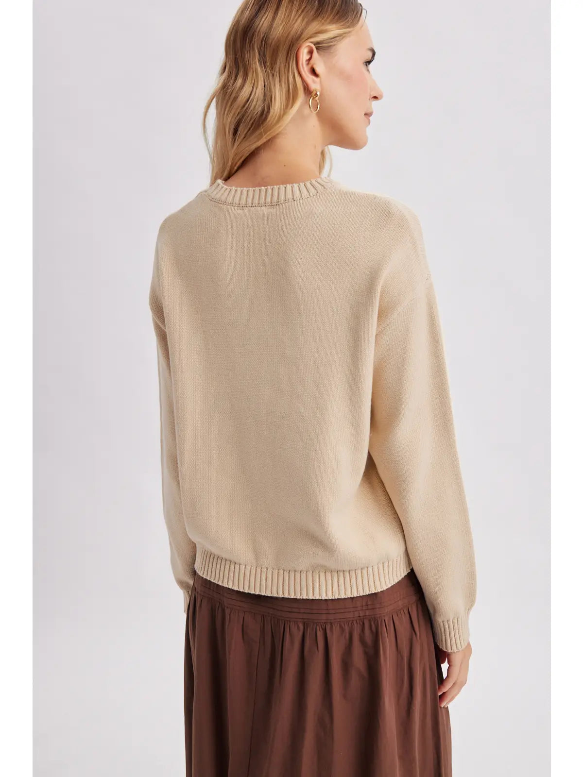 Dachshund Dog Graphic Knit Sweater
