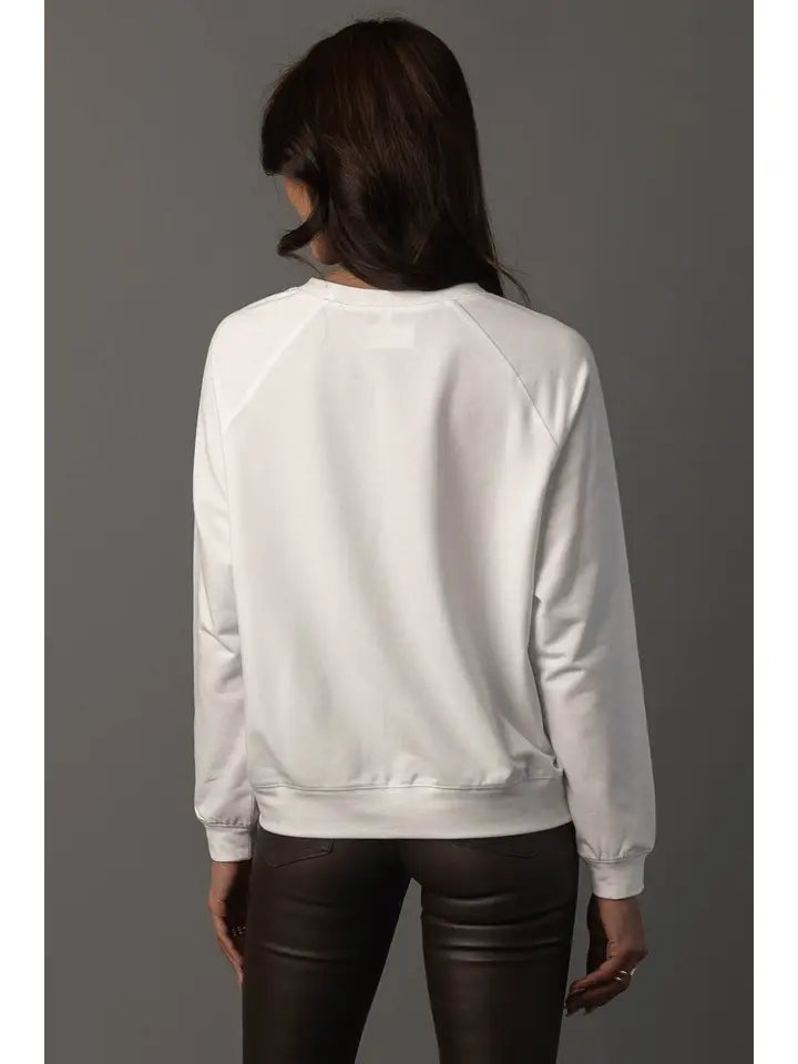 Girl Walking A Turkey Sweatshirt