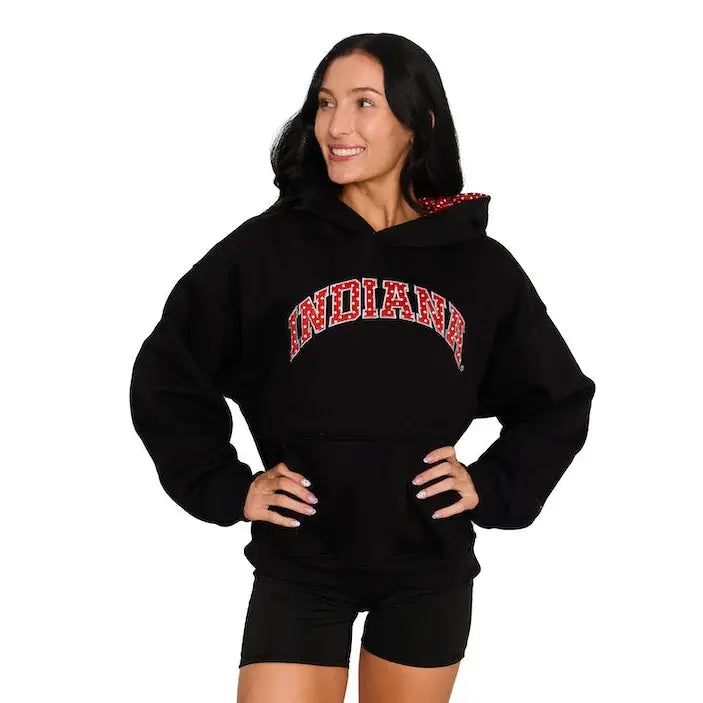 Indiana Polka Dot Hoodie