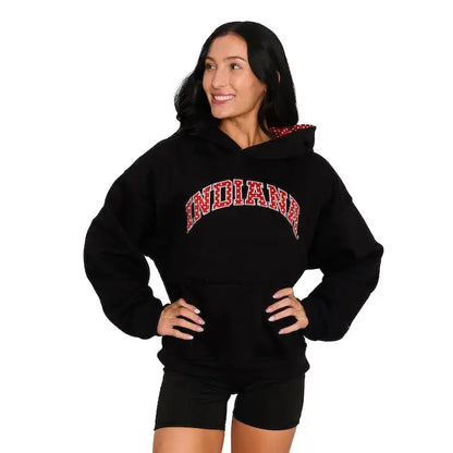 Indiana Polka Dot Hoodie