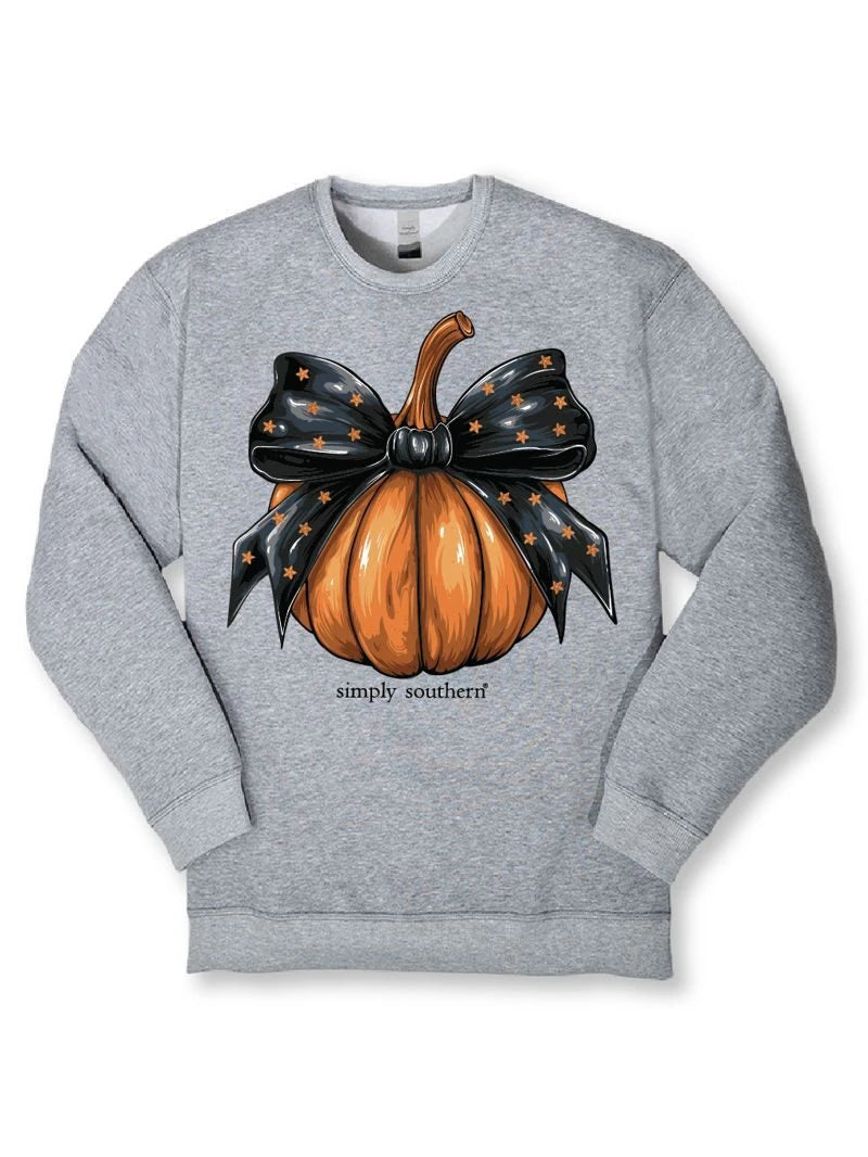 Pumpkin Bow Sweatshirt