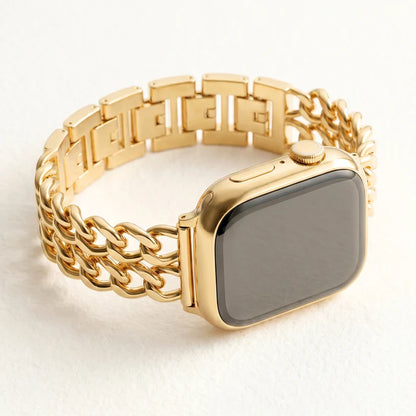 Gold Curve Luxury Apple Watch Strap