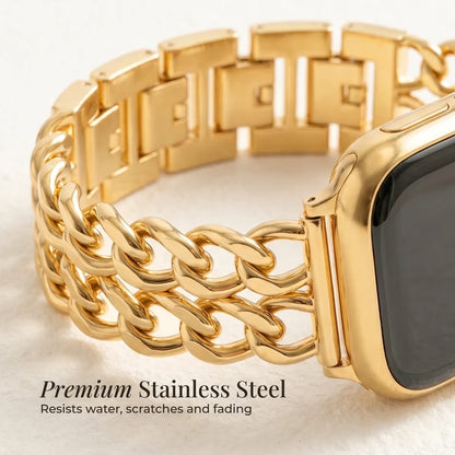 Gold Curve Luxury Apple Watch Strap