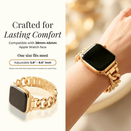 Gold Woven Luxury Apple Watch Strap