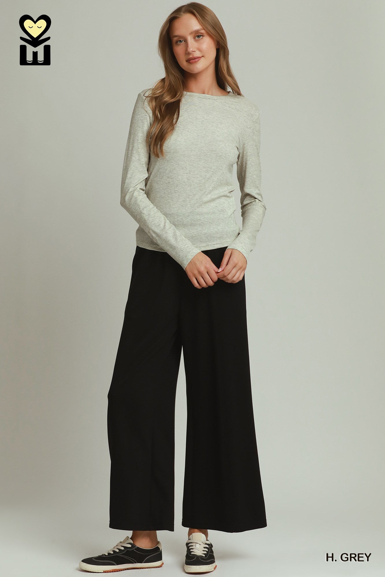 Lyocell Ribbed Long Sleeve Top | 3 Colors Avavilable