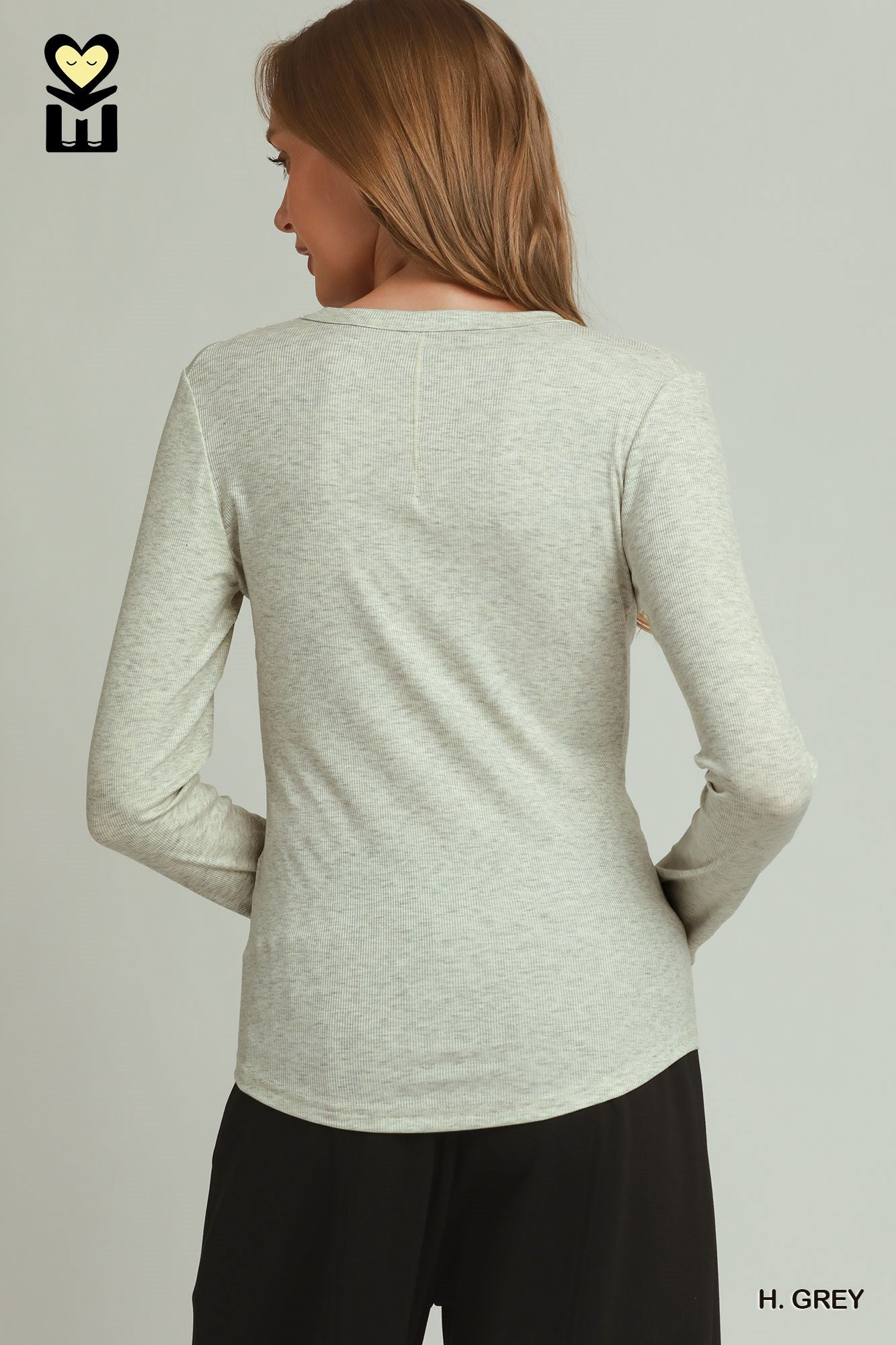 Lyocell Ribbed Long Sleeve Top | 3 Colors Avavilable