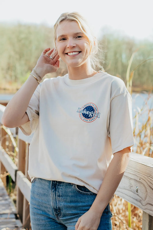 Ringspun Short Sleeve Tee in Ivory
