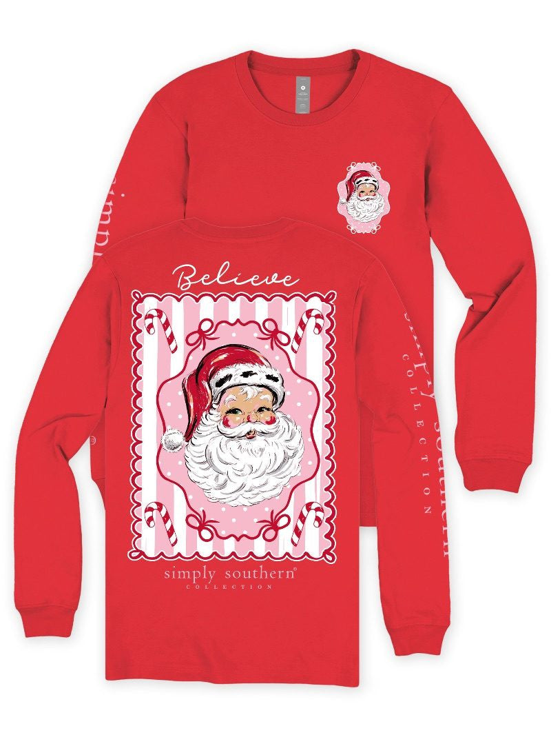 Believe Santa Top