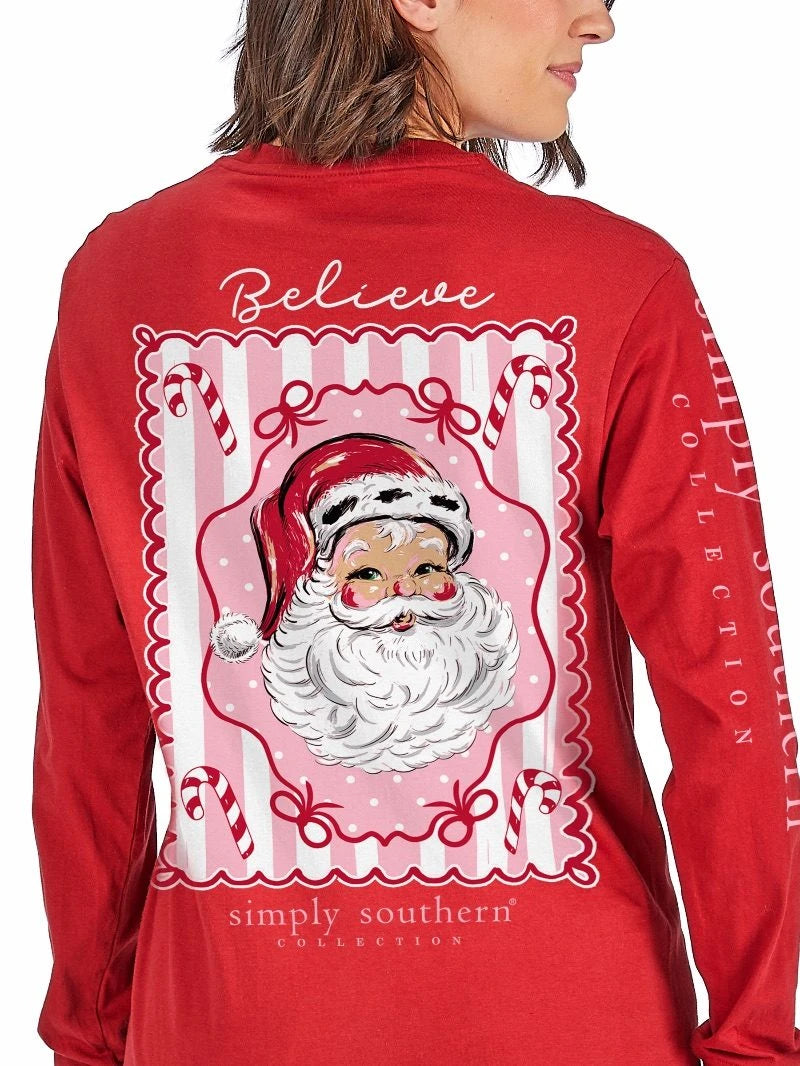 Believe Santa Top