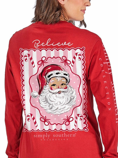 Believe Santa Top
