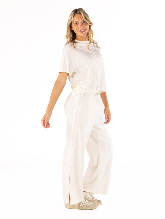 Ivory Tie Lounge Pants
