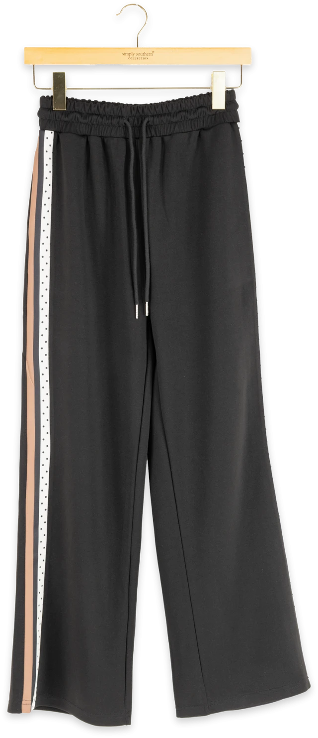 Soft Side Stripe Lounge Bottoms