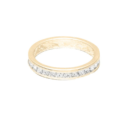 April (Diamond) Yellow Gold Ring | Size 7