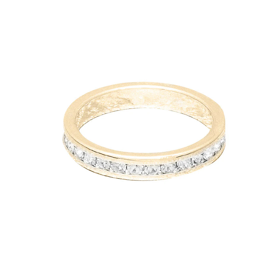 April (Diamond) Yellow Gold Ring | Size 9