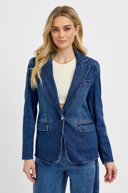 Dark Denim Blazer