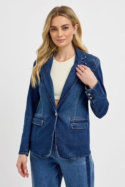 Dark Denim Blazer