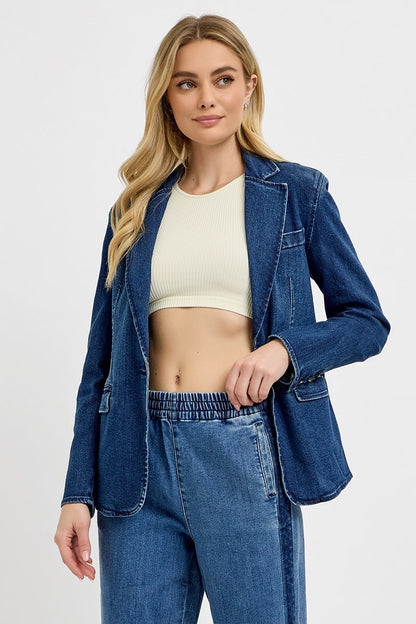 Dark Denim Blazer