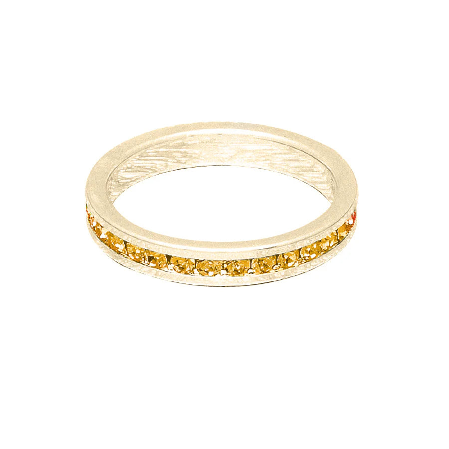 November (Topaz) Yellow Gold Ring | Size 9