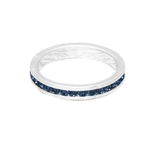 September (Sapphire) White Gold Ring | Size 5