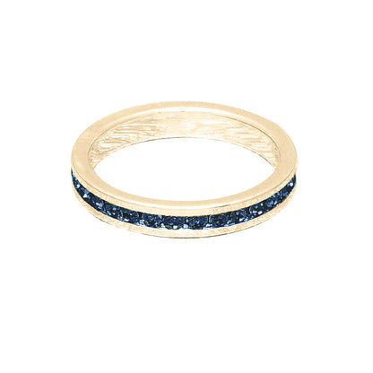 September (Sapphire) Yellow Gold Ring | Size 10